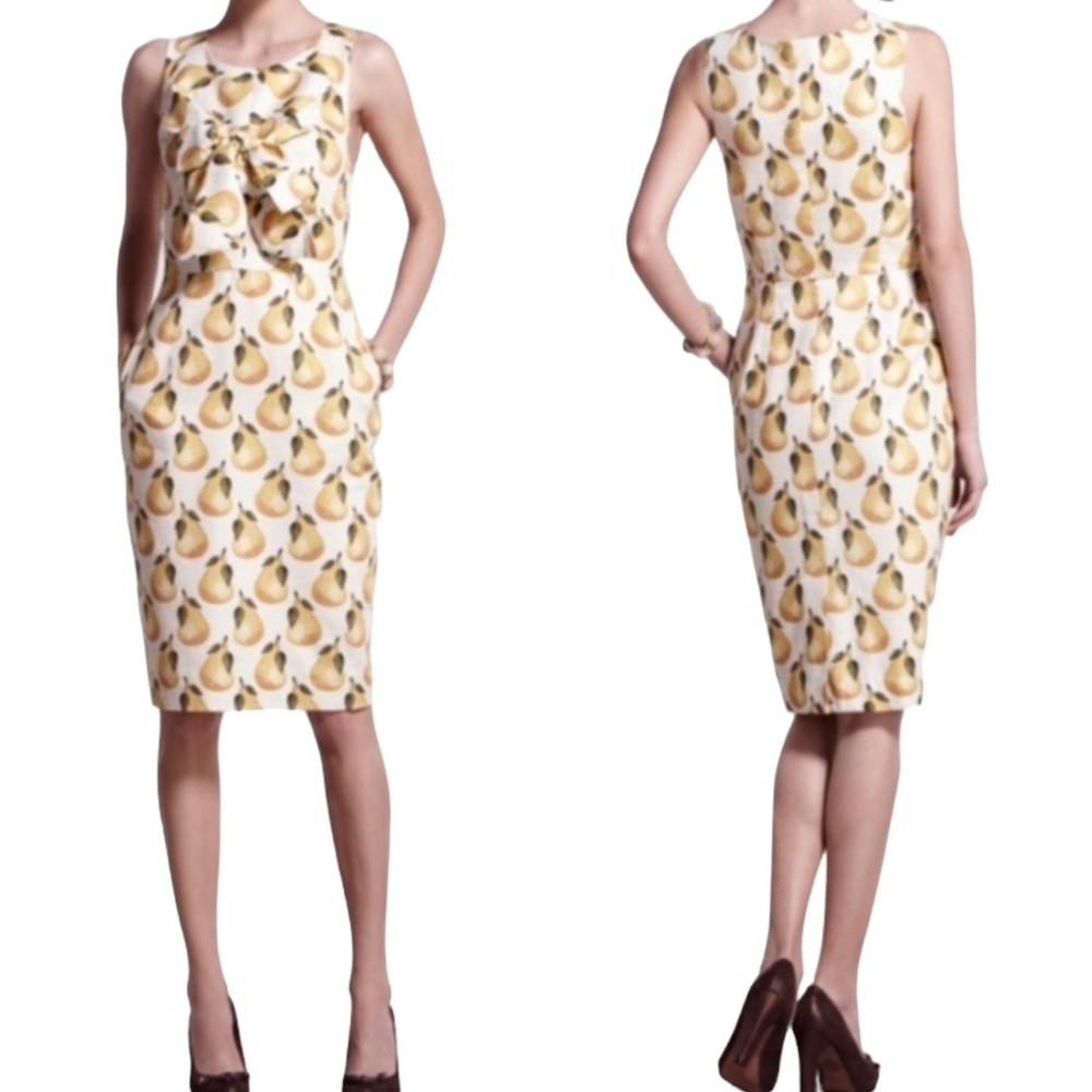 NADINOO x Anthro Lula Pear Sheath Dress